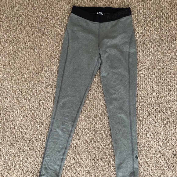 Nike pro dry fit workout leggings - Picture 1 of 2